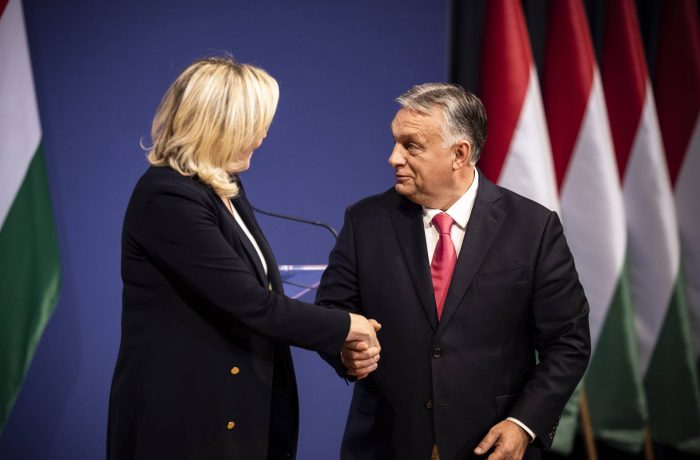 Le Pen Orbán Viktornak: támogatom Magyarország ellenállását a brüsszeli fenyegetésekkel és zsarolásokkal szemben
